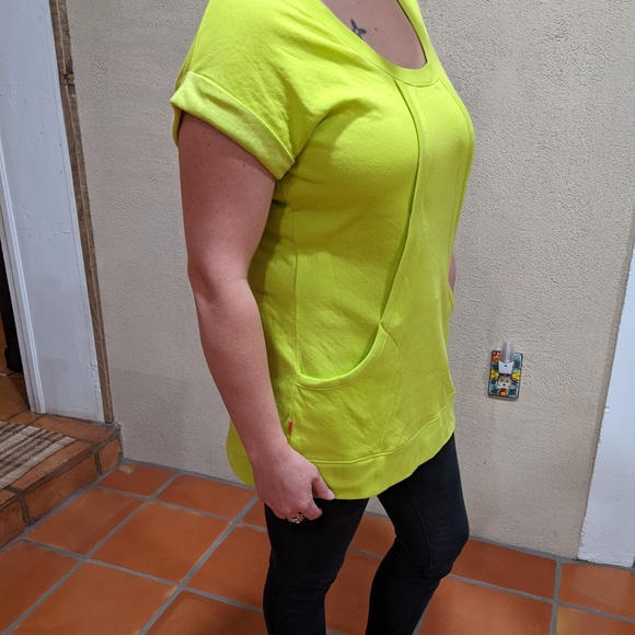 Ryka NWOT lime green comfy tunic - Picture 3 of 5